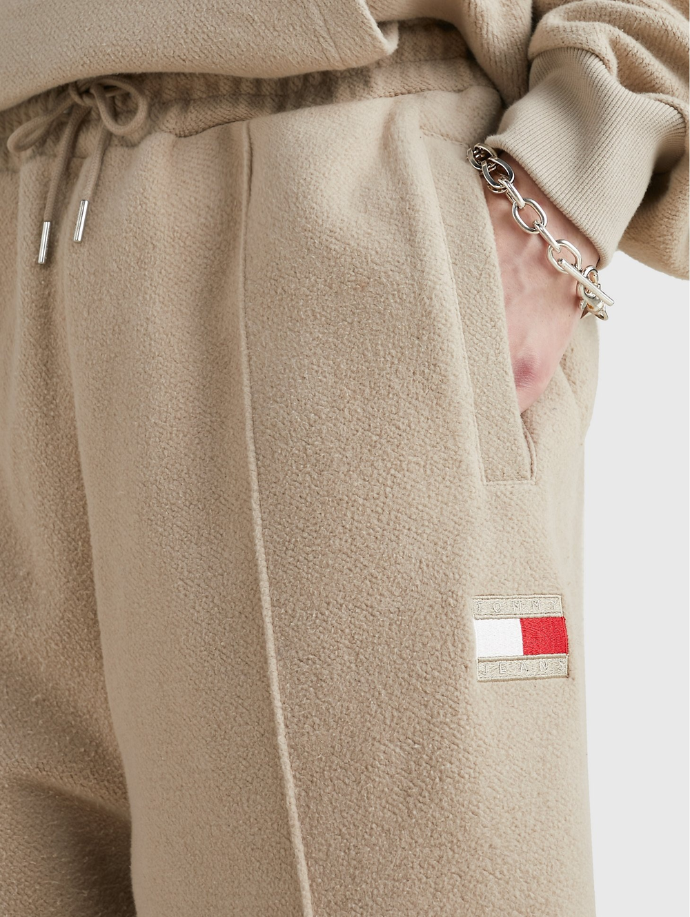 Брюки Tommy Jeans Tommy Collection Solid Medium Taupe