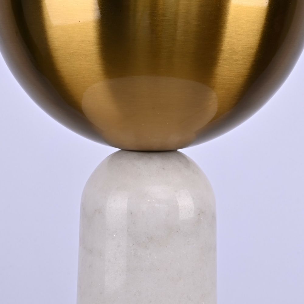 Настольная Лампа Marble Globe White By Imperiumloft