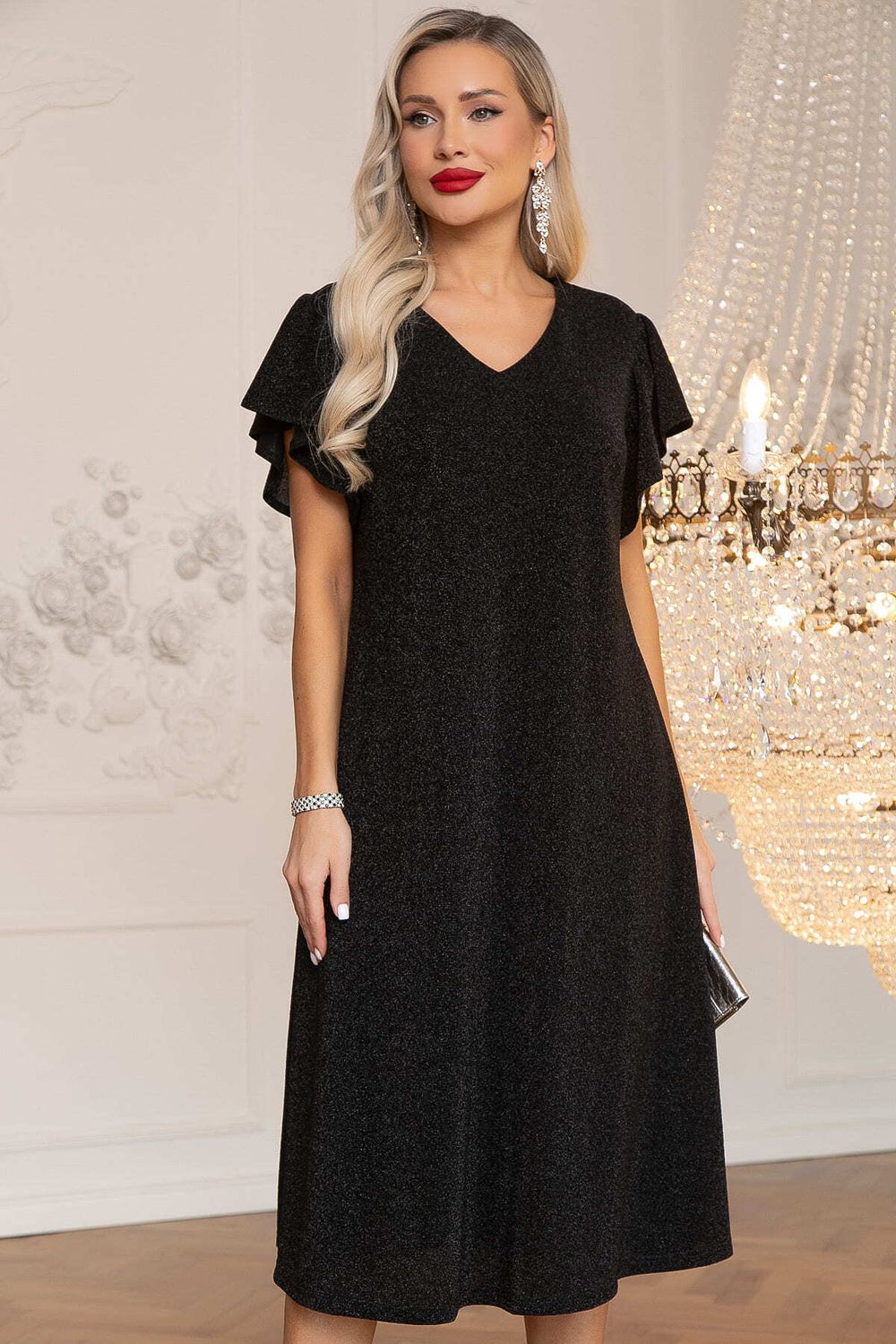 Платье вечернее Мелодия любви (черное) П14494-4М LT Collection