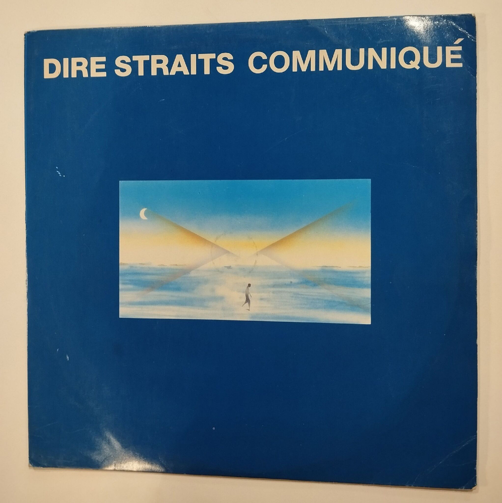 Винтажная виниловая пластинка LP Dire Straits Communique (India 1979) (Big Swirl)