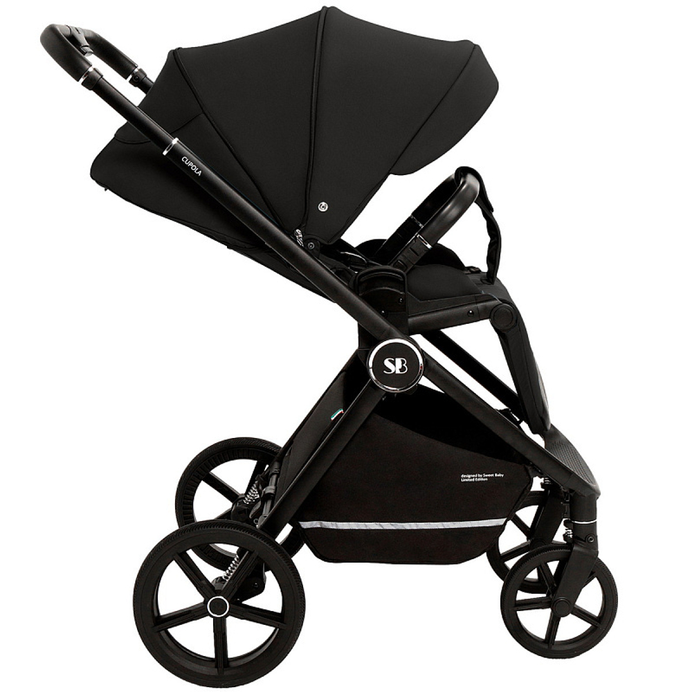Детская коляска Sweet Baby Cupola New 3 в 1 Moon Black