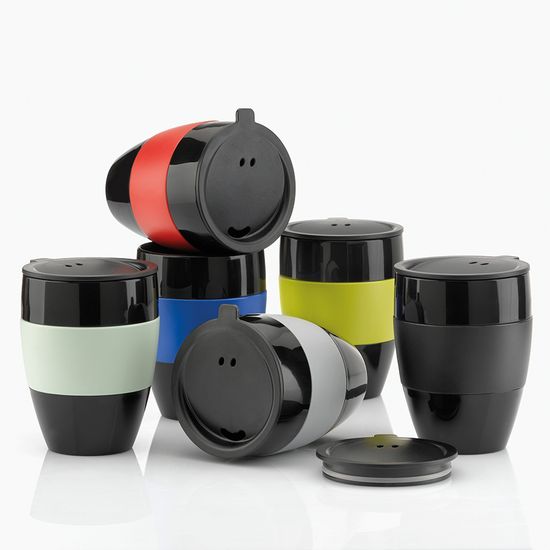 Термокружка KOZIOL AROMA TO GO 2,0 400 мл голубая