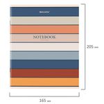 Тетрадь А5 48 л. BRAUBERG скоба, линия, обложка картон, "Classic", 404384, 1шт