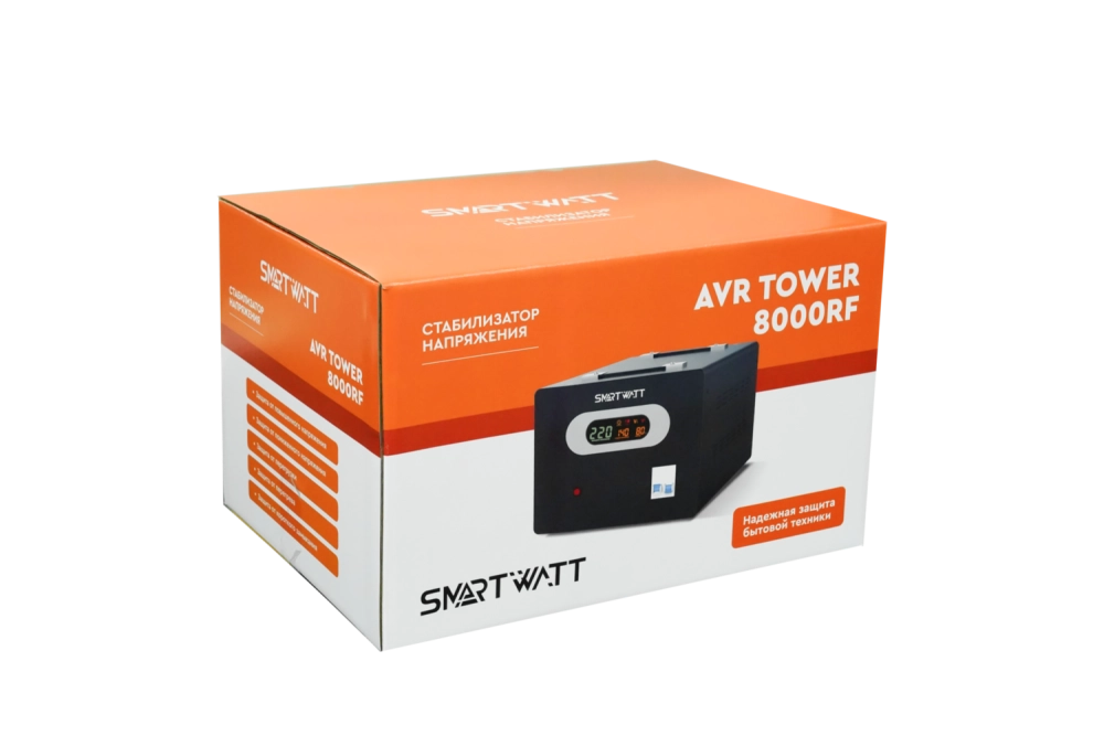 Напольный стабилизатор напряжения SMARTWATT AVR TOWER 8000RF