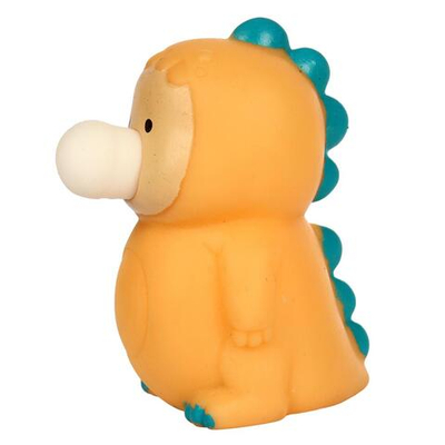 Мякиш Дракончик выдувает пузырь, 4 цвета микс, с-30478