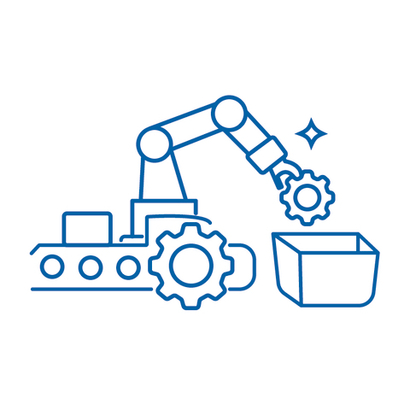 - Автоматизация загрузки/выгрузки ЧПУ