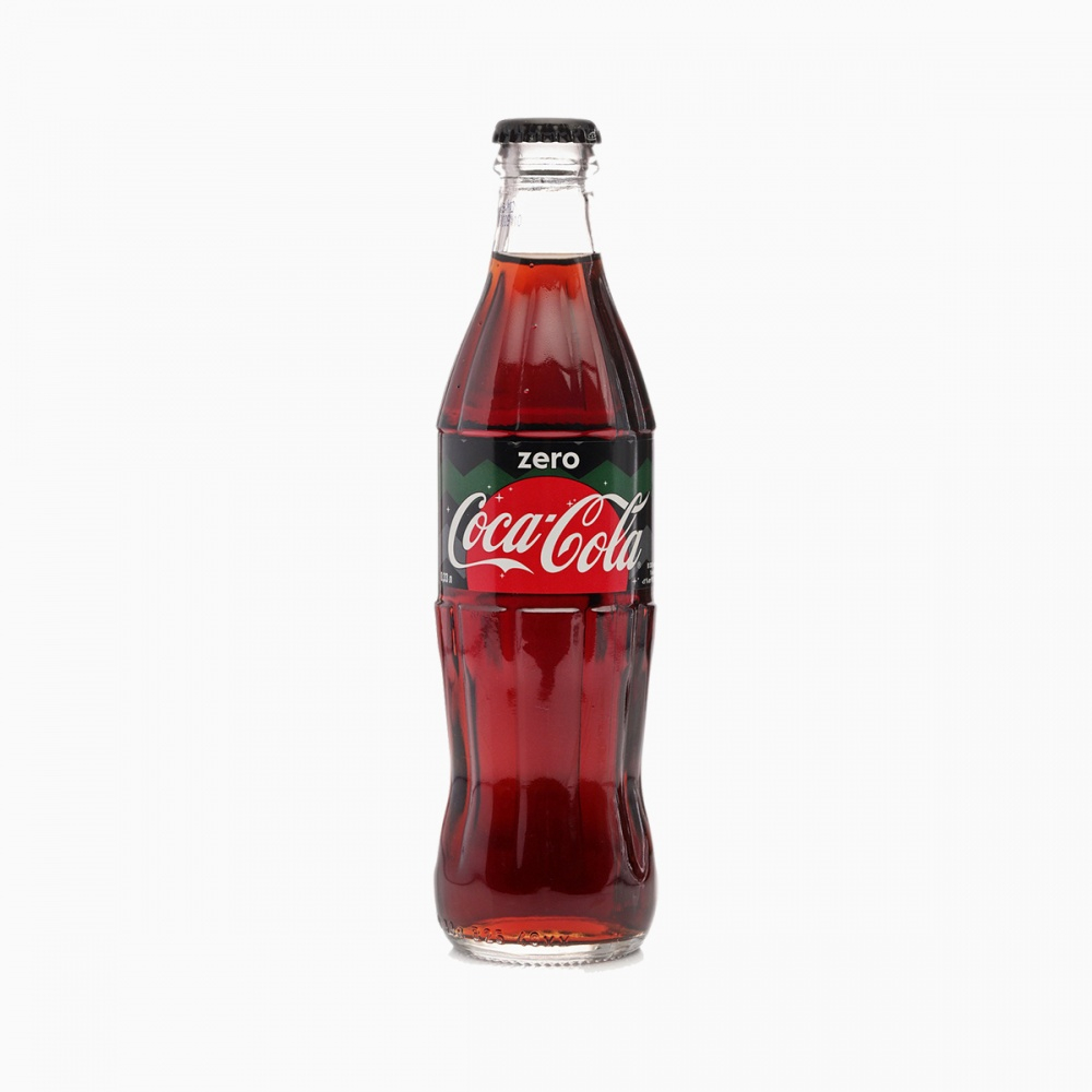 Напиток Coca Cola Zero, б/а с/г, 330мл, стекло 15шт Грузия