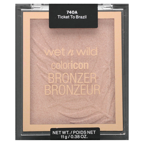 wet n wild, ColorIcon, бронзер, билет на самолет 740A в Бразилию, 11 г (0,38 унции)