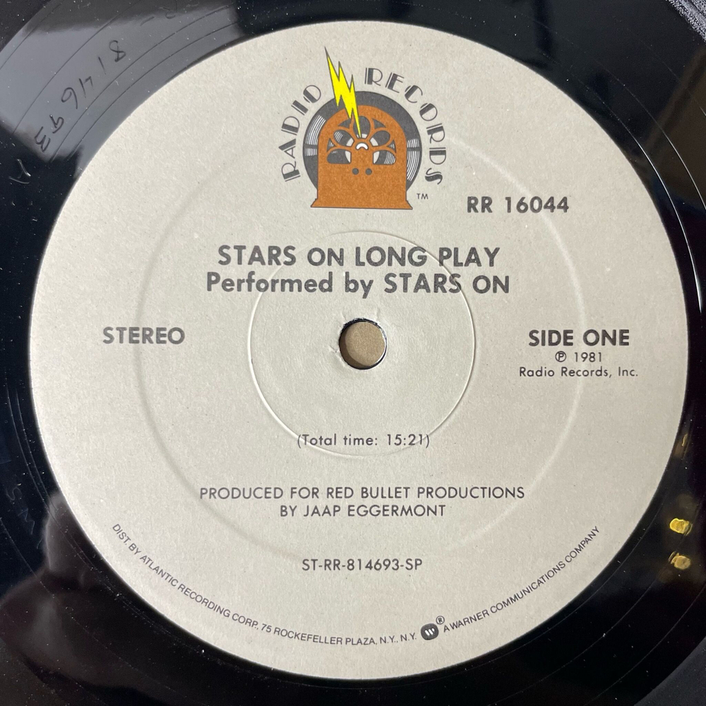 Винтажная виниловая пластинка LP Звезды Дискотек Stars On Long Play Tall Ernie And The Shakers (USA 1981)