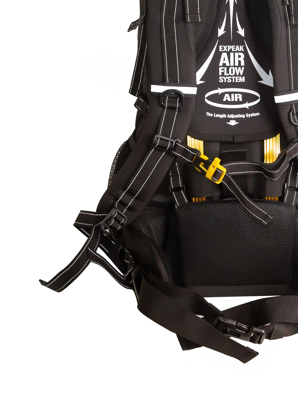 Рюкзак туристический Naturehike, 70л, черный (NH70B070-B)