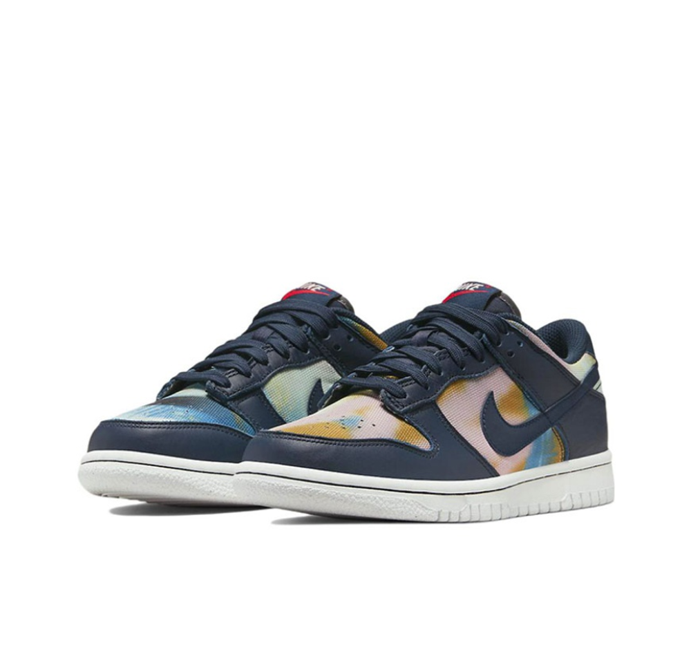 Женские кроссовки Nike Dunk Low Retro PRM 'Graffiti Navy' GS DM1051-400