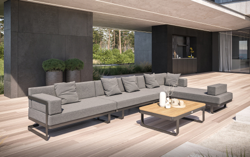 Лаунж-зона Gardenini Premium Hacienda карбон антрацит