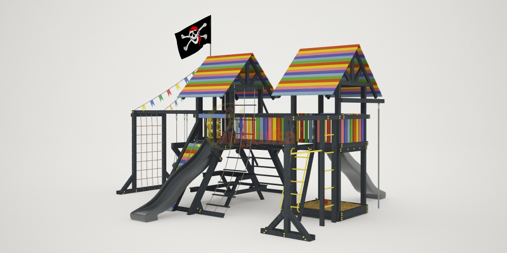 Детская площадка Савушка - 1 (BLACK EDITION)