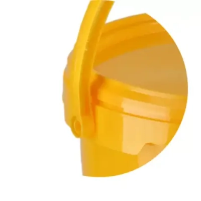 Контейнер для утилизации органических отходов КМ-Проект класс Б 3 л высота 20 см желтый с ручкой