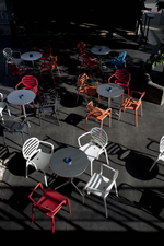 Кресло пластиковое Scab Design Cokka, лен