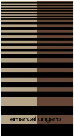 Полотенце 100х150 Emanuel Ungaro Geo розовое