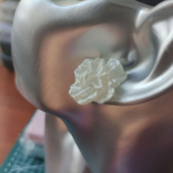 Серьги-пуссеты Ромашки