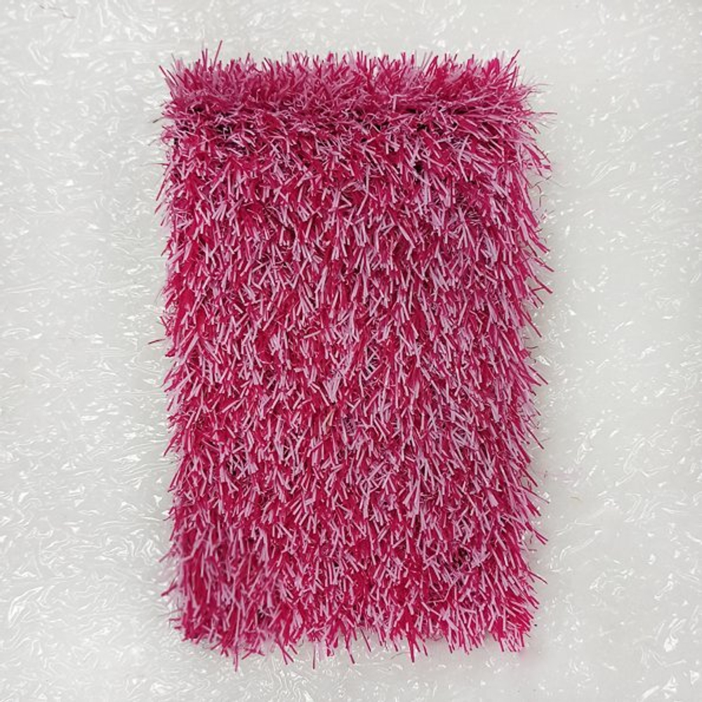 Трава искусственная "Деко 20" розовая, ширина 2м, рулон 25м, 50 кв.м