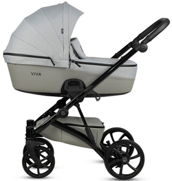 Детская коляска Tutis Viva 5 Plus Essential 2024 3 в 1 с автокреслом Elo Lux EduSky Black 1452058 Crystal