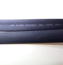 Трубка термоусаживаемая 20 мм черная (1м) термоусадка 2:1