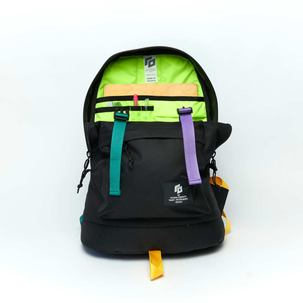 Рюкзак Citypack черный/цветной