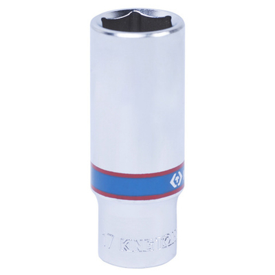 KING TONY (323517M) Головка торцевая глубокая шестигранная 3/8", 17 мм