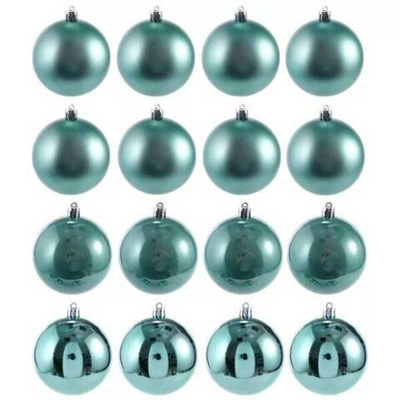 Набор шаров 16шт 8см мятный, SYQA-0123047