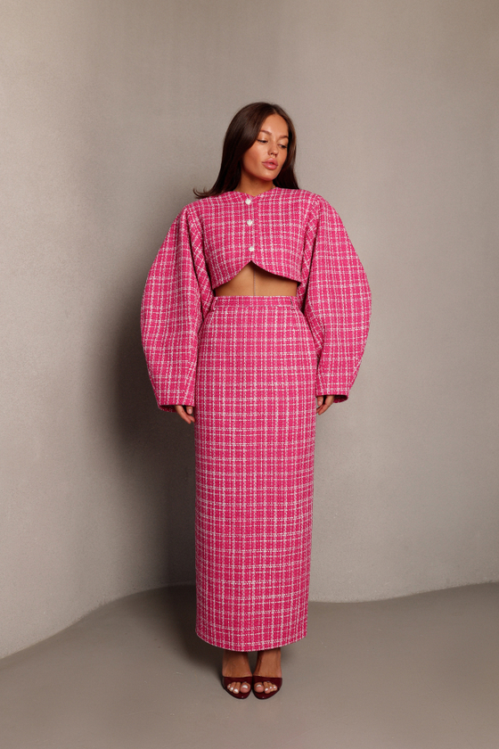 Юбка из твида