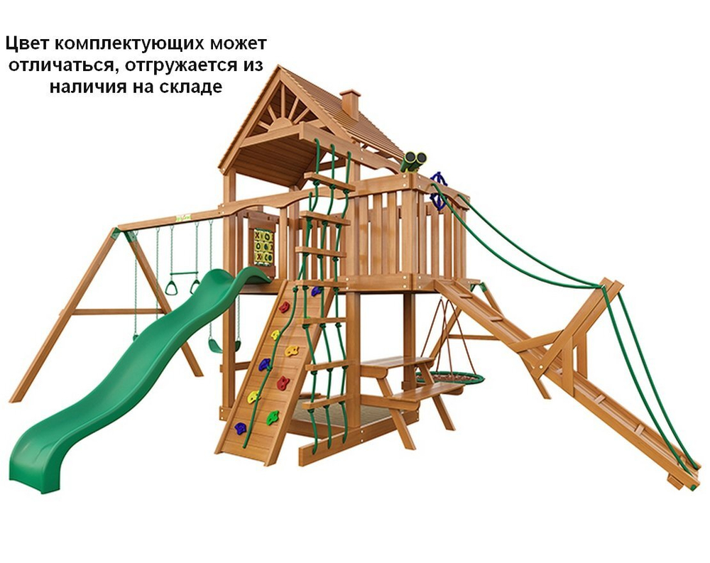 Деревянная детская площадка Шато