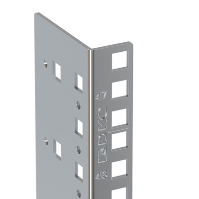 Вертикальные монтажные профили 47U, "L" для напольных 19" IT-корпусов ДКС серии CQE, 2шт