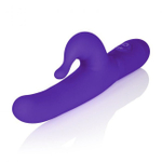 Вибромассажер водонепроницаемый силиконовый Posh 10-Function Silicone Teasing Tickler - Purple (Цвет: фиолетовый)