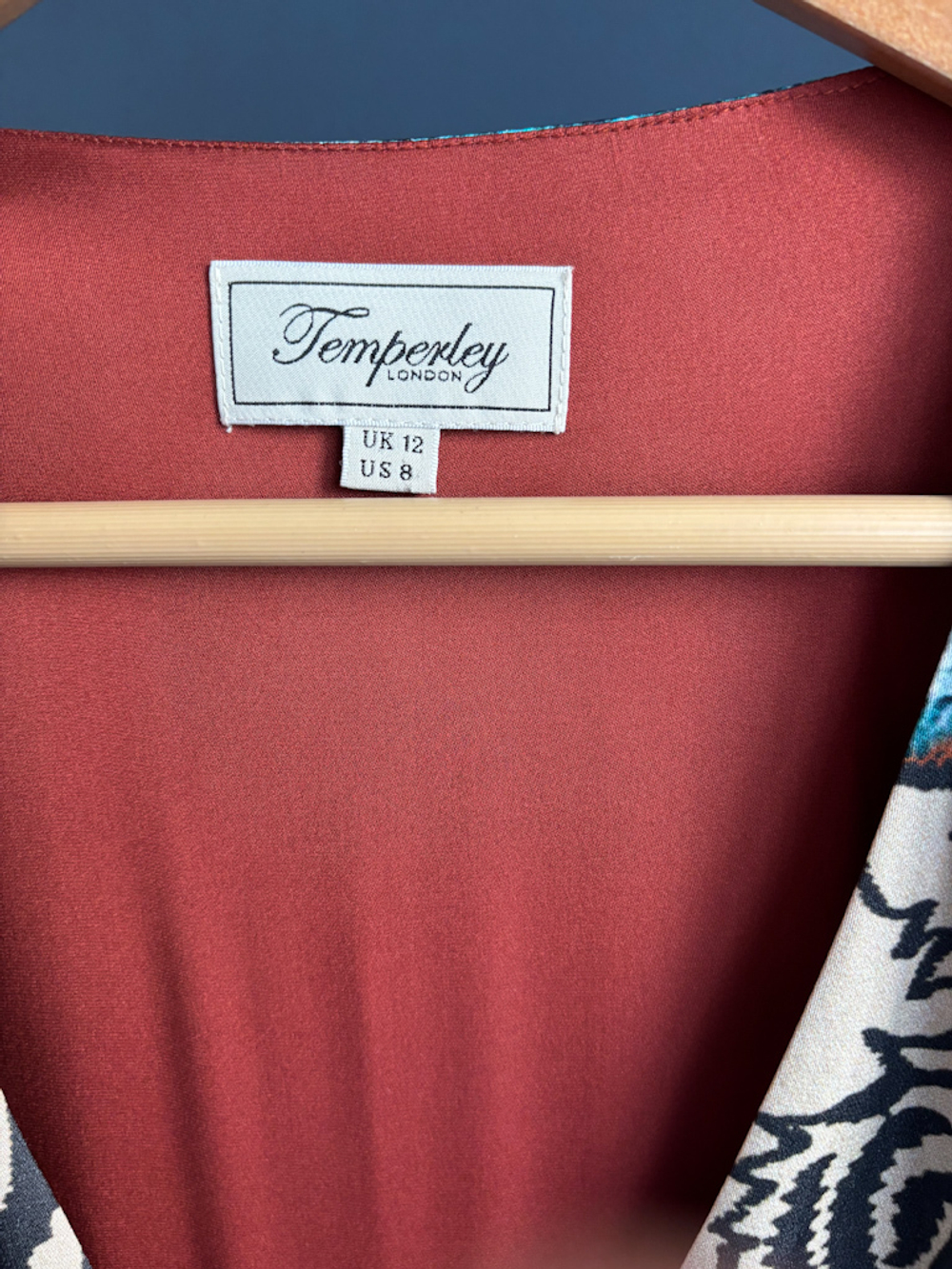 Платье Temperley из вискозы и шелка, L