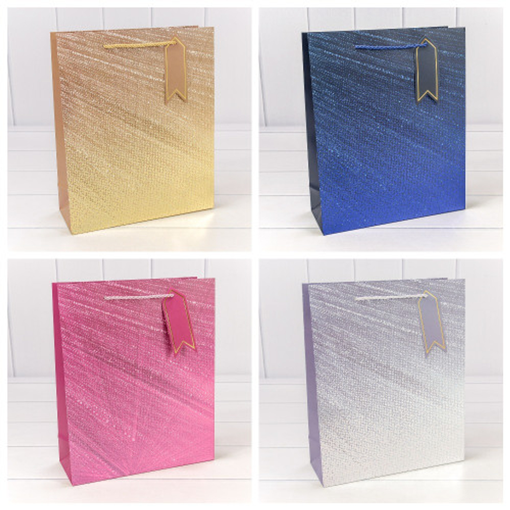 Пакет подарочный 26х32х10см Премиум (Микс)