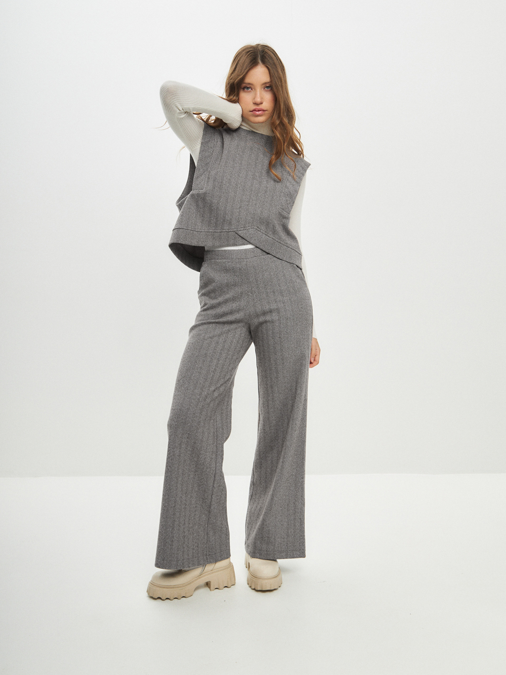 Брюки Маграрет серый