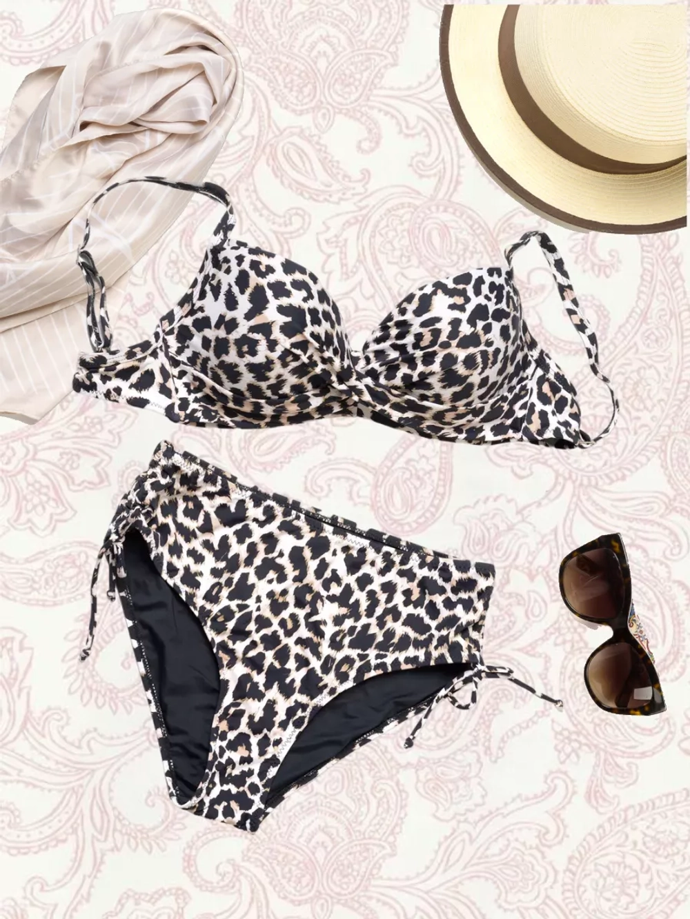 купальник раздельный большие размеры для бассейна plus size