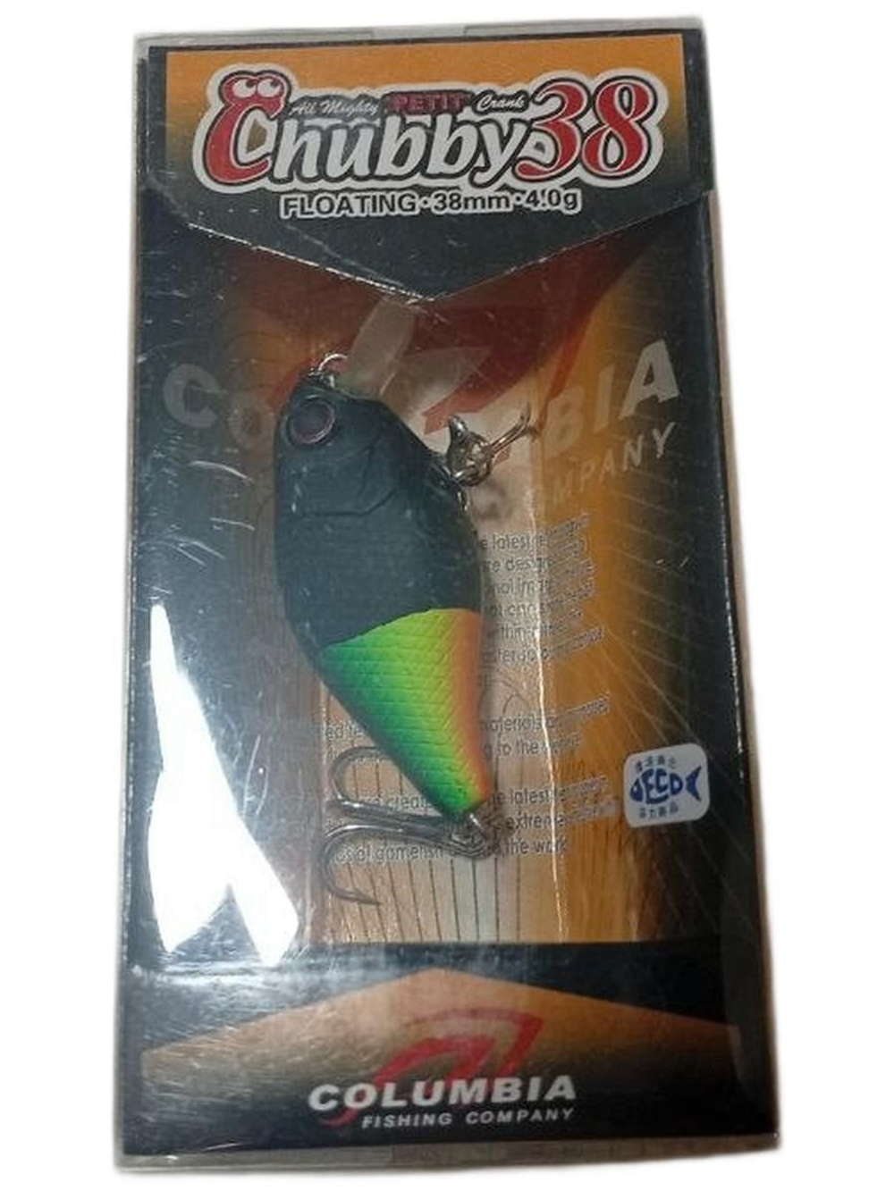 Воблер Columbia Chubby 38F для ловли жереха, голавля, форели и язя