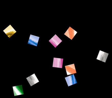 Конфетти металлизированное 6х6мм мульти  50 гр