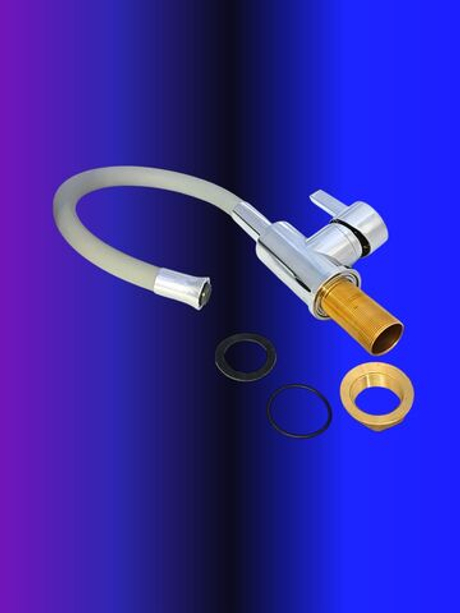 Смеситель для кухни с гибким изливом Oute T9113B-5 серый