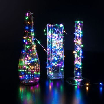 Новогодняя гирлянда нить "Роса" 400-009 10м IP20 мульти Eurosvet