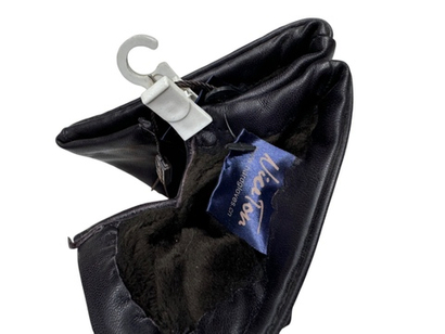 Перчатки.Женские.Материал верха: Кожаные люкс качества.Подклад: Плюш-флис.В упаковке 5 шт.