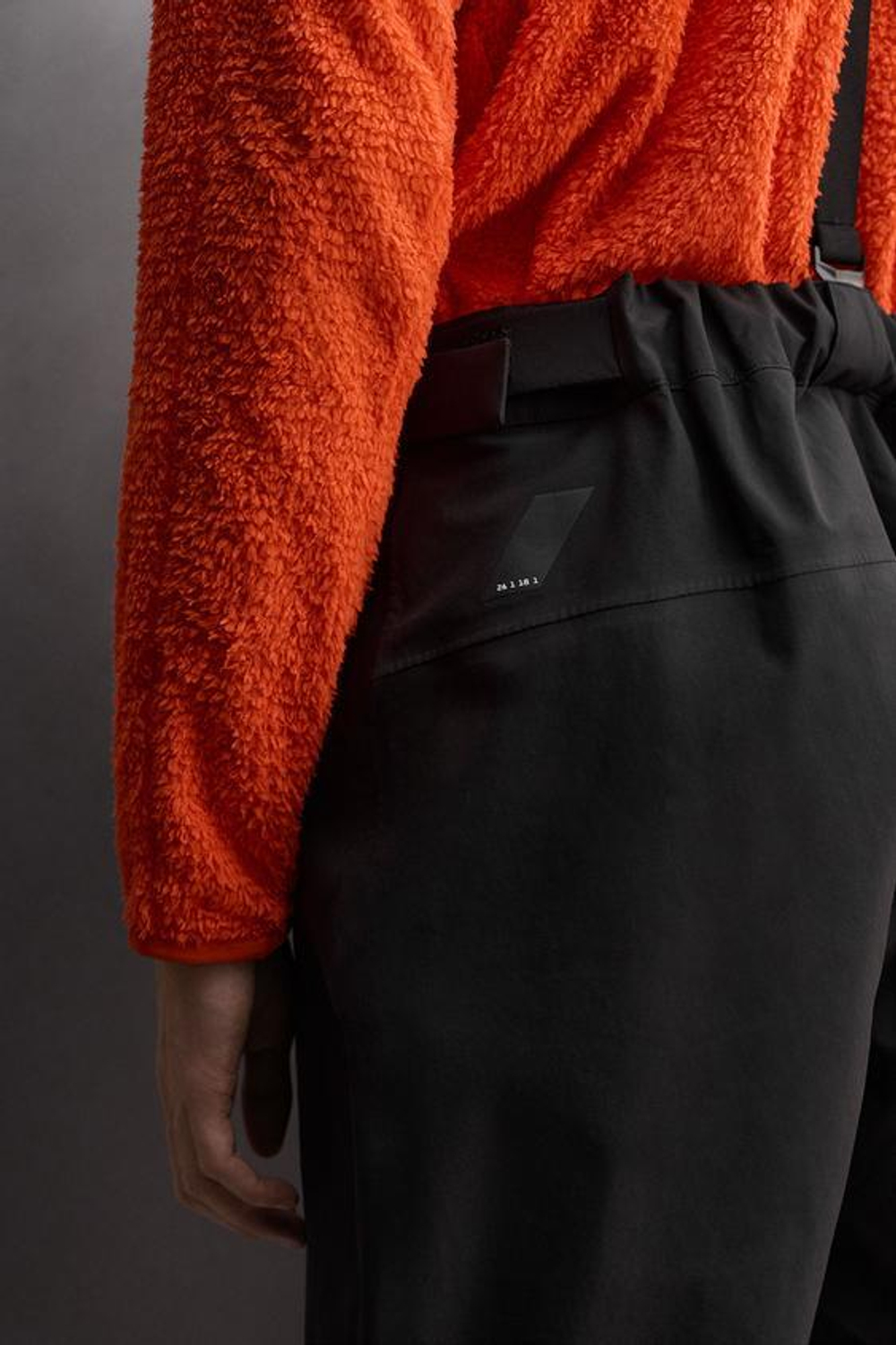 ZARA УТЕПЛЕННЫЕ ВОДОНЕПРОНИЦАЕМЫЕ ЛЫЖНЫЕ БРЮКИ RECCO®, ЧЕРНЫЙ