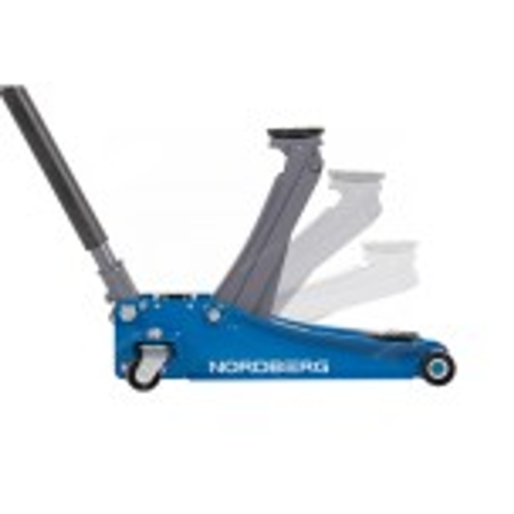 Домкрат подкатной NORDBERG N32025E 2,5 т с резиновой насадкой N32025E