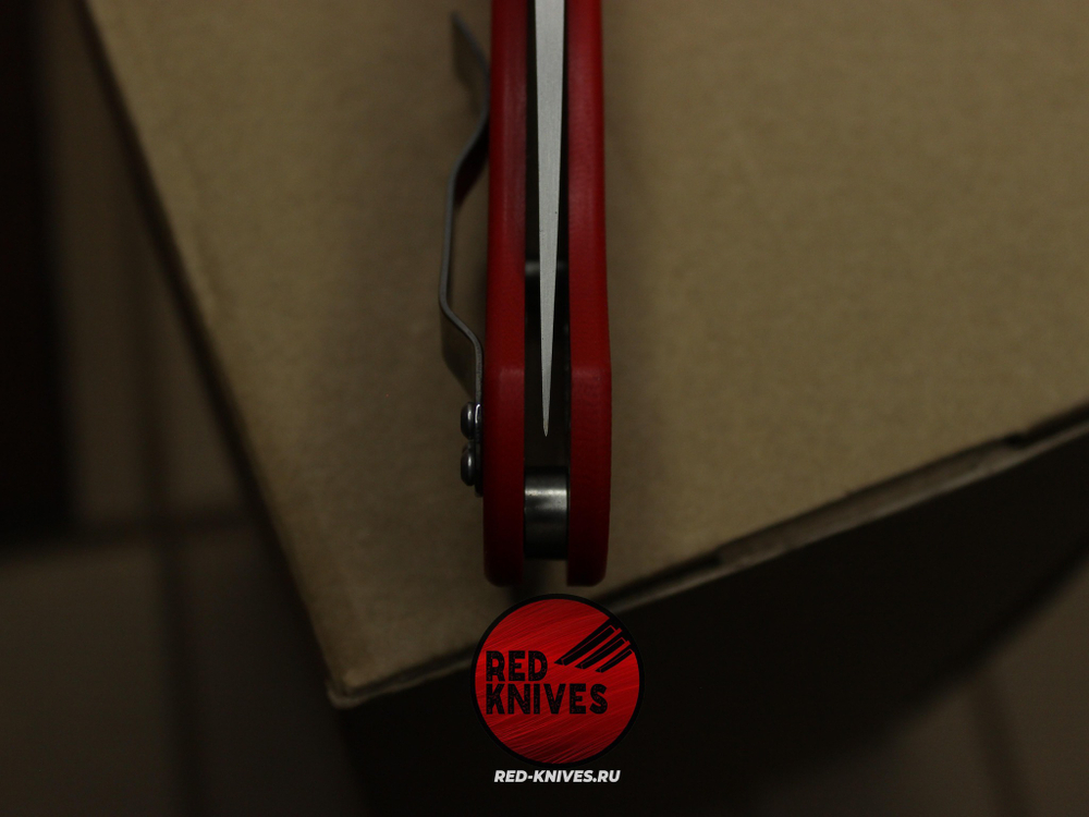 Нож Spyderco Paramilitary 2 G10 - красная рукоять, клинок сатин RK/469