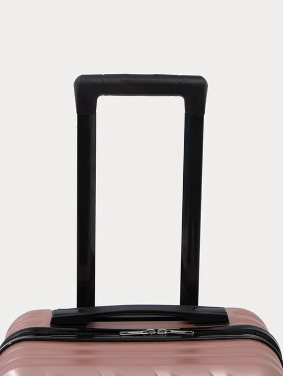 Чемодан маленький 20&quot;, кодовый замок, цвет розовое золото