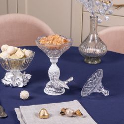 Сахарница стеклянная с крышкой Терра Сонг Белый