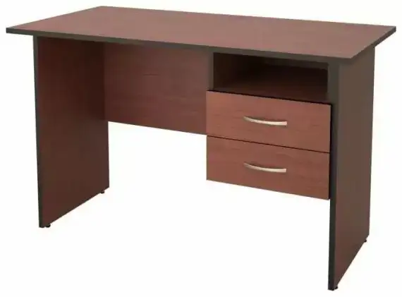 Стол компьютерный с ящиками правый 41.42 пр 1200x600x750 итальянский орех