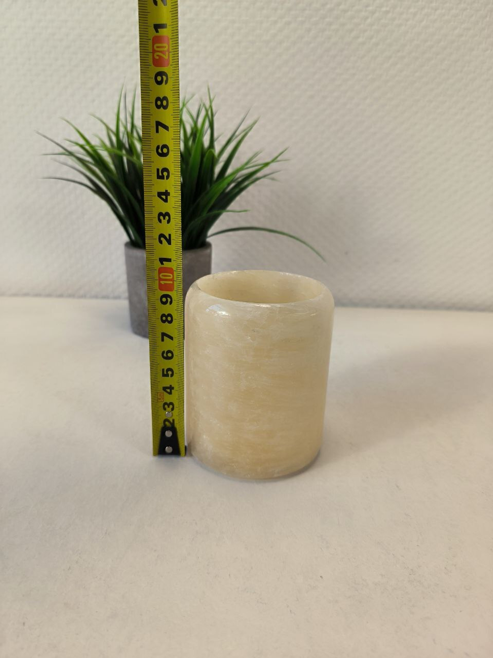 Аксессуар Стаканчик из оникса BL White MO-80121
