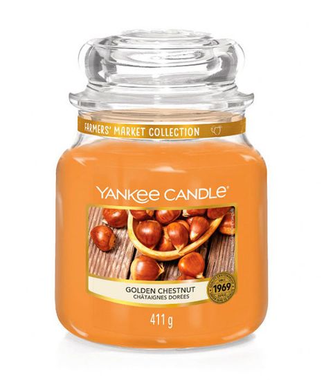Ароматическая свеча Золотистый каштан, Yankee Candle