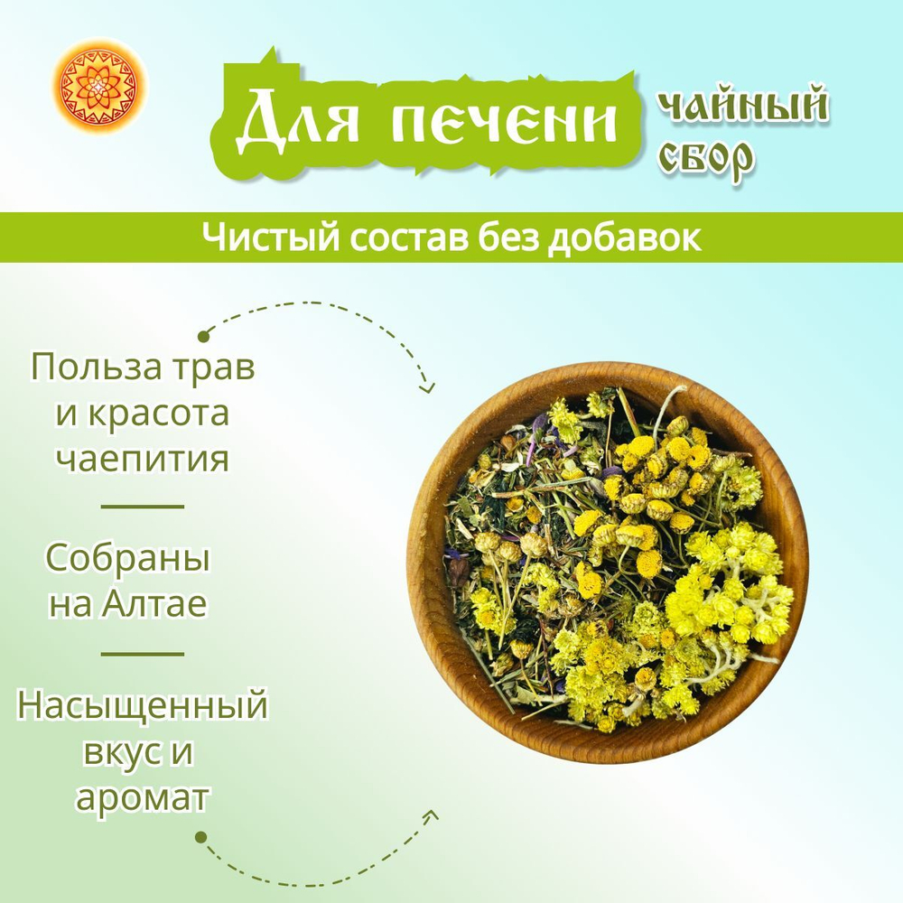 Травяной чайный сбор "Для печени".