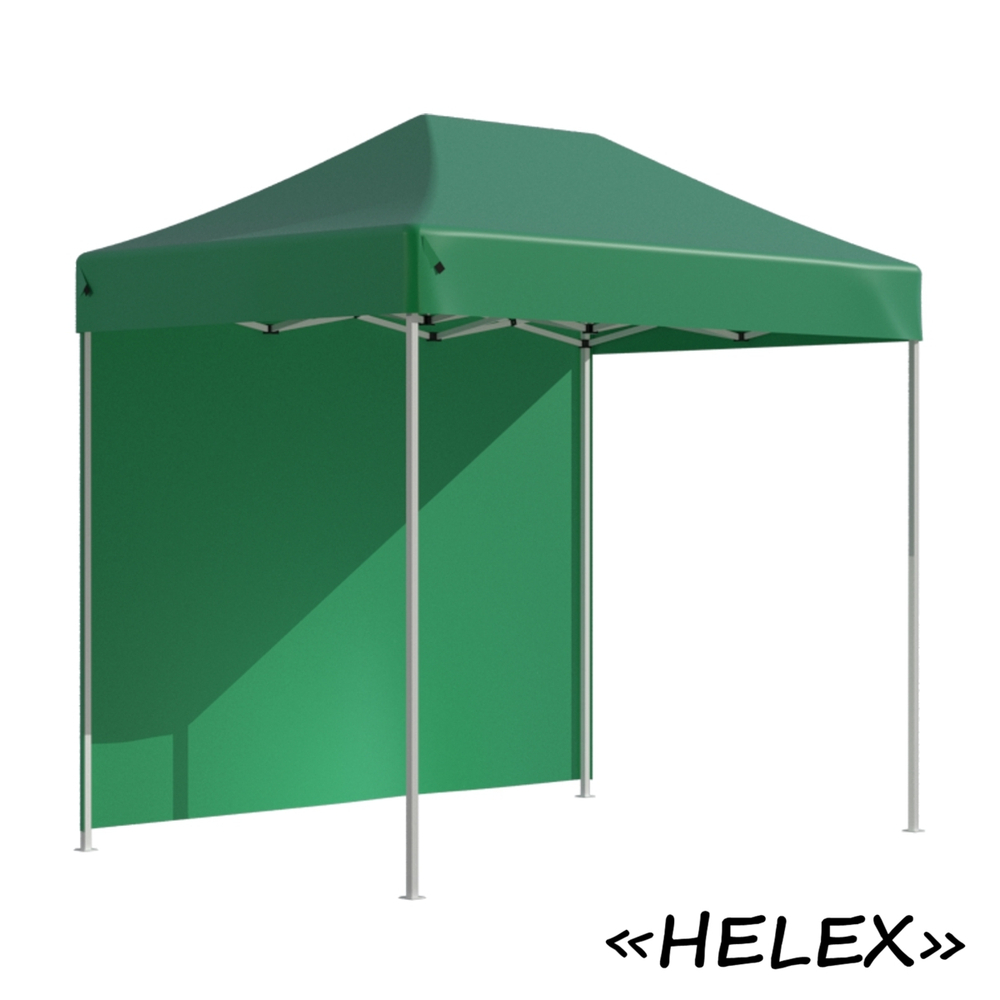 Тент-шатер быстросборный Helex 4321 3х2х3м, полиэстер, зеленый